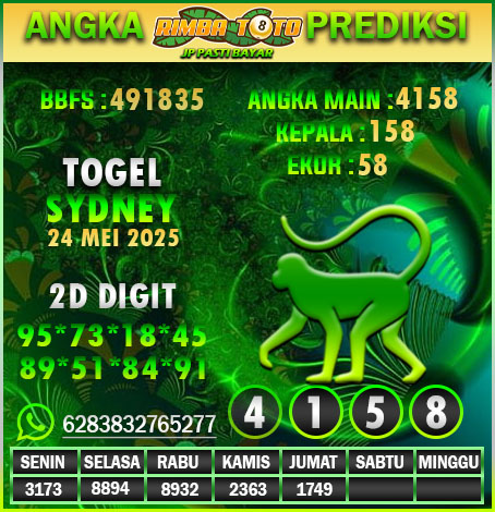 PREDIKSI SYDNEY 24 MEI 2025
LINK DAFTAR >> rebrand.ly/riimbaviip
RIMBATOTO Merupakan Situs Slot Togel,slot &amp; Casino Online Terpercaya Dan Terbaik Di Indonesia!!
HADIAH TERBESAR
4d : 10.000.000
3d : 1.000.000
2D : 100.000
#rimbatoto #prediksitogel #prediksisydney #prediksisidney