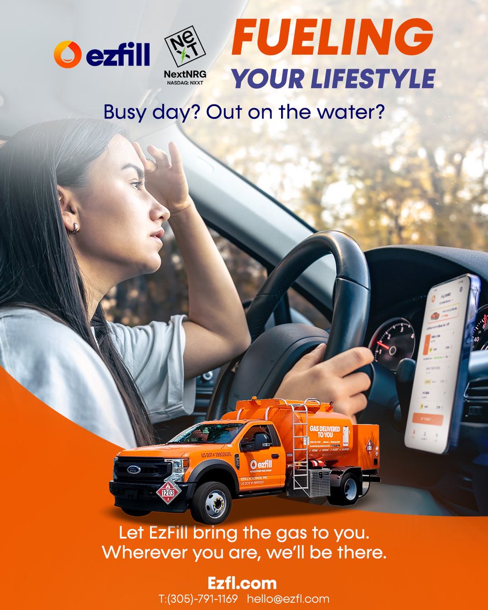 ezfillgas's tweet image. ⛽️ Busy day? On the water?
Skip the gas station — EzFill brings fuel to YOU 🚗📍

📱 Tap. Fuel. Go.
Your lifestyle, powered smarter.

#EzFill #FuelDelivery #OnTheGo #NoGasStation #SmartFuel ⛽🔥🚤 $NXXT