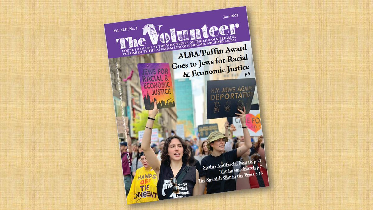 ¡Ya está disponible el nuevo número del #VolunteerForLiberty!

Publicado por <a href="/LincolnBrigade/">ALBA</a>.

Ed. impresa: albavolunteer.org/2025/05/the-vo…
Ed. en línea: albavolunteer.org