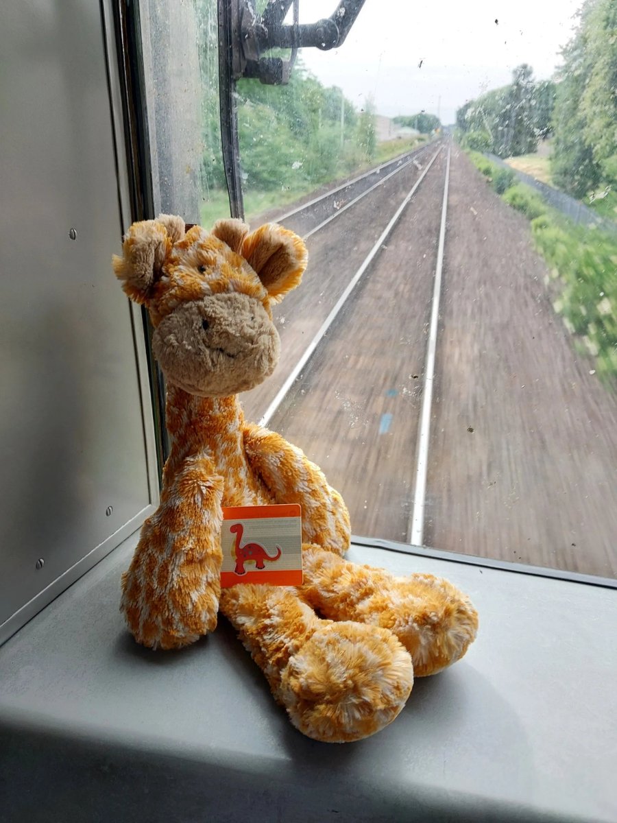 🦒 Has someone lost a giraffe? Don't worry, he's just taken a wee trip to Edinburgh, look at that, even purchased a ticket before boarding too!

Get in touch with us directly, or the lost property team in Edinburgh Waverley, if you're looking to reunite.