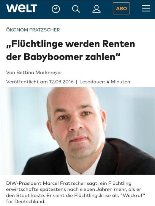 Irgendwie muss man seine Schulden auch mal zurück zahlen.