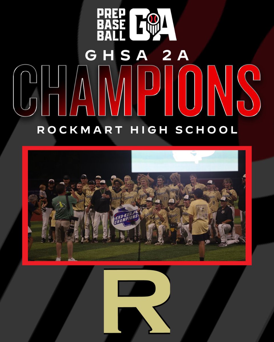 Prep Baseball Georgia (@prepbaseballga) on Twitter photo π ππππ πππππ ππ‘ππ¦π©π’π¨π§ π
Congrats to <a href="/Rockmartdugout/">ROCKMART BASEBALL π</a> on bringing home the 2οΈβ£π
°οΈ state championship.
#GAHS25 π ππππ πππππ ππ‘ππ¦π©π’π¨π§ π
Congrats to <a href="/Rockmartdugout/">ROCKMART BASEBALL π</a> on bringing home the 2οΈβ£π
°οΈ state championship.
#GAHS25