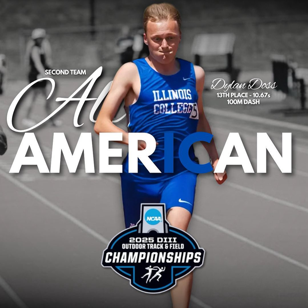 Illinois College XCTF (@icxctf) on Twitter photo ππΊπππππ
-π»πππ π¨ππ π¨ππππππππ
(SO) Dylan Doss closes out his Sophomore year earning himself Second Team All-American Honors in the 100 Meter Dash placing 13th in the Nation!
Congratulations Dossβ
#ICTF | #RiseAsONE | #SecondTeamAllAmerican ππΊπππππ
-π»πππ π¨ππ π¨ππππππππ
(SO) Dylan Doss closes out his Sophomore year earning himself Second Team All-American Honors in the 100 Meter Dash placing 13th in the Nation!
Congratulations Dossβ
#ICTF | #RiseAsONE | #SecondTeamAllAmerican