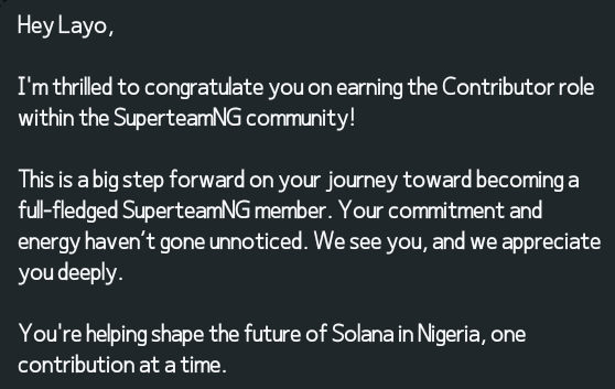 SwarthyLayo's tweet photo. So I have been smiling none stop😂
Super excited for this new step.
Thank you to my amazing content guild lead @Symply_ai 
My ever stunning state mod @thejustinson
And the two amazing men holding @SuperteamNG strong @Harri_obi and @NzubeEzudo https://t.co/4BtJFLdcUI
