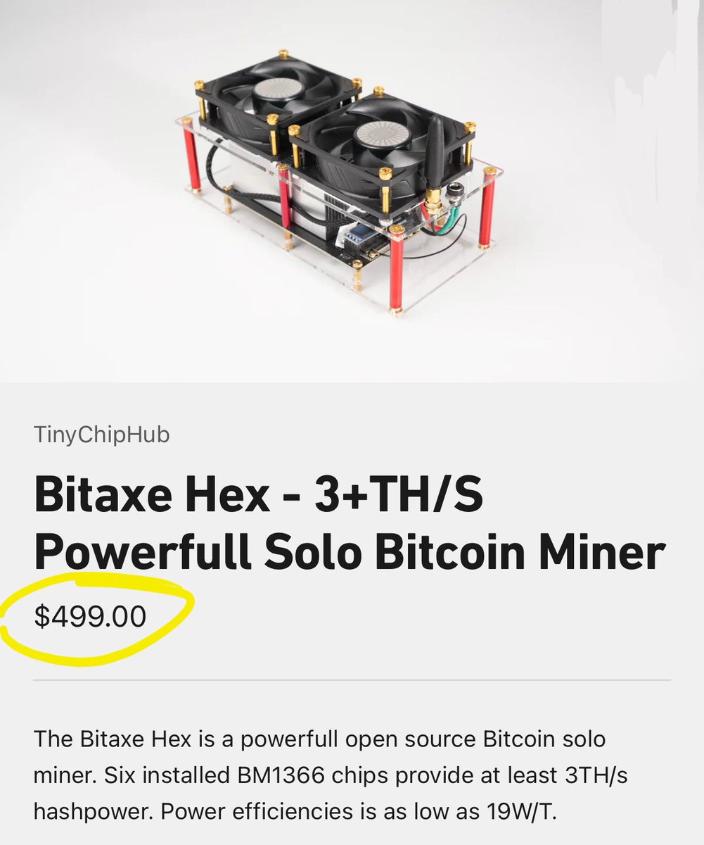 leiotogiofcrypt's tweet image. 🔥🔥🔥🔥🔥🔥🔥🔥🔥🔥🔥🔥🔥🔥🔥

                 $500 Bitcoin Bitaxe Hex Deluxe

          GIVEAWAY

Follow::
@leiotogiofcrypt 
@TinyChipHub 

                    REPOST this for Additional Entry

🔥🔥🔥🔥🔥🔥🔥🔥🔥🔥🔥🔥🔥🔥🔥