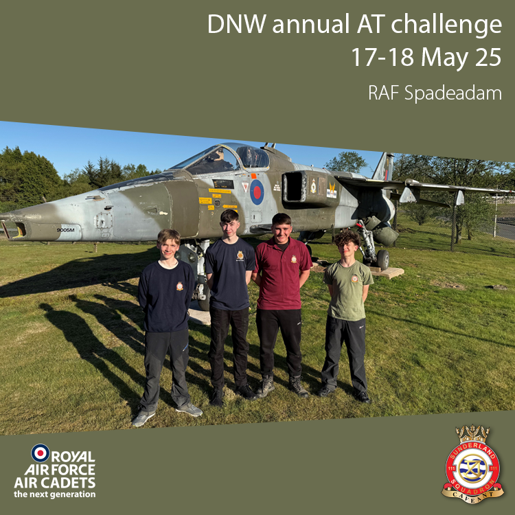 Well done to our NCO team for representing us at the annual @DNWaircadets challenge last weekend!

The challenge welcomes cadets from across the Wing to compete in several AT activities such as archery, trekking, MTB &amp; first aid.

Congratulations to 234 Squadron on their victory!