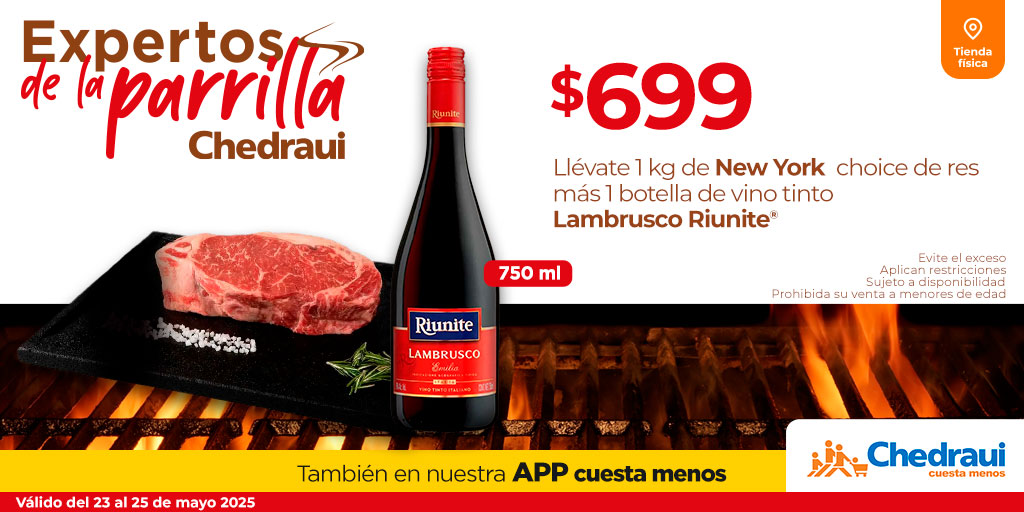 Lucirte en esa reunión 😎 que estás planeando, en Chedraui Cuesta Menos. Descubre cómo en: bit.ly/4dsEE8E