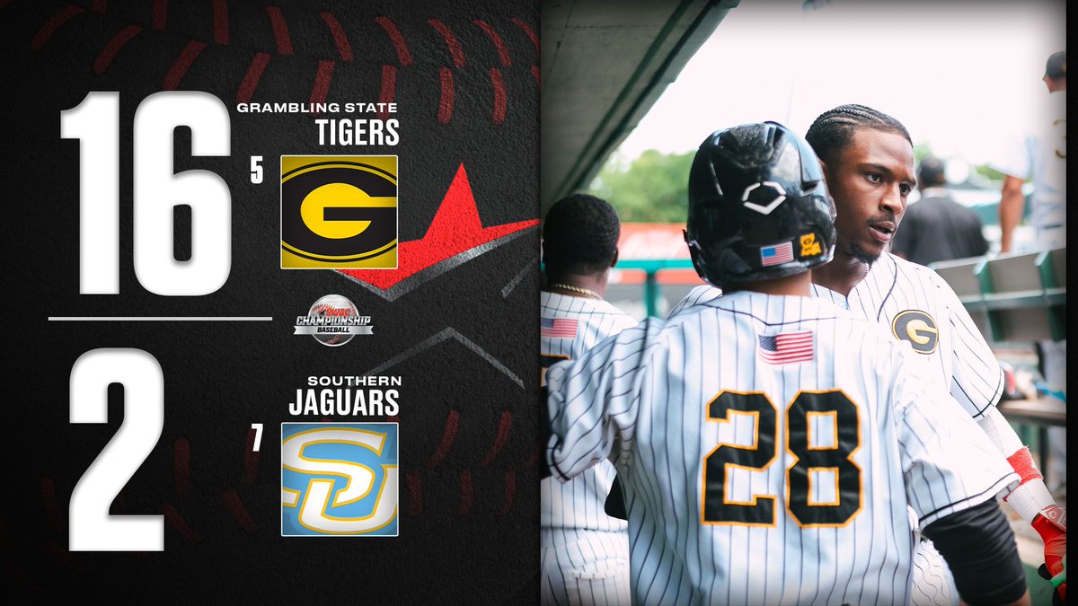 Grambling State makes a statement in a must-win elimination game! 

#SWACBSB