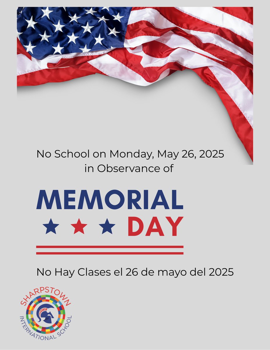 Spartans, we will see you on Tuesday, May 27th.