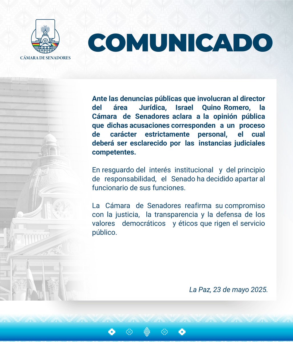 #Comunicado