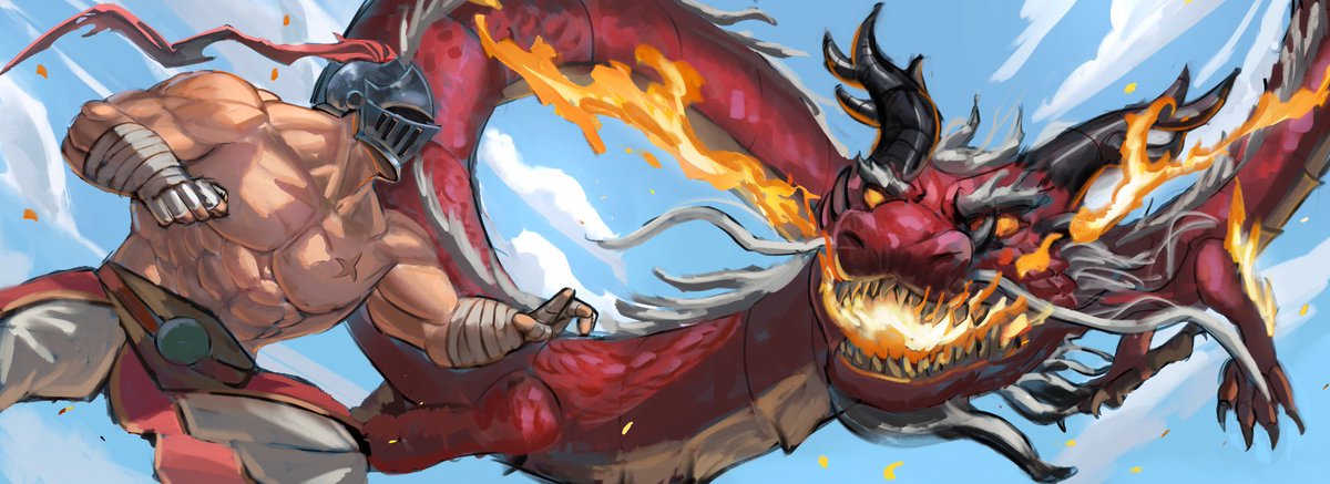 decide to work on my personal project so yeaaah more of him to calm down the berserk dragon.