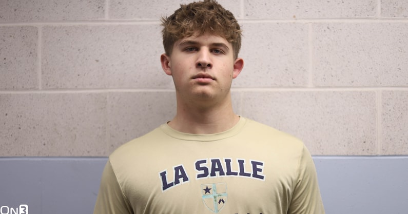 Inside Texas (@insidetexas) on Twitter photo Texas is a finalist for Glenside (Pa.) LaSalle College OT Grayson McKeogh, and the Longhorns replaced a top in-region recruiting power in his top group.
Visit dates and more details from <a href="/CoachWilliamsII/">Charlie Williams</a> (On3+): on3.com/teams/texas-lo… Texas is a finalist for Glenside (Pa.) LaSalle College OT Grayson McKeogh, and the Longhorns replaced a top in-region recruiting power in his top group.
Visit dates and more details from <a href="/CoachWilliamsII/">Charlie Williams</a> (On3+): on3.com/teams/texas-lo…
