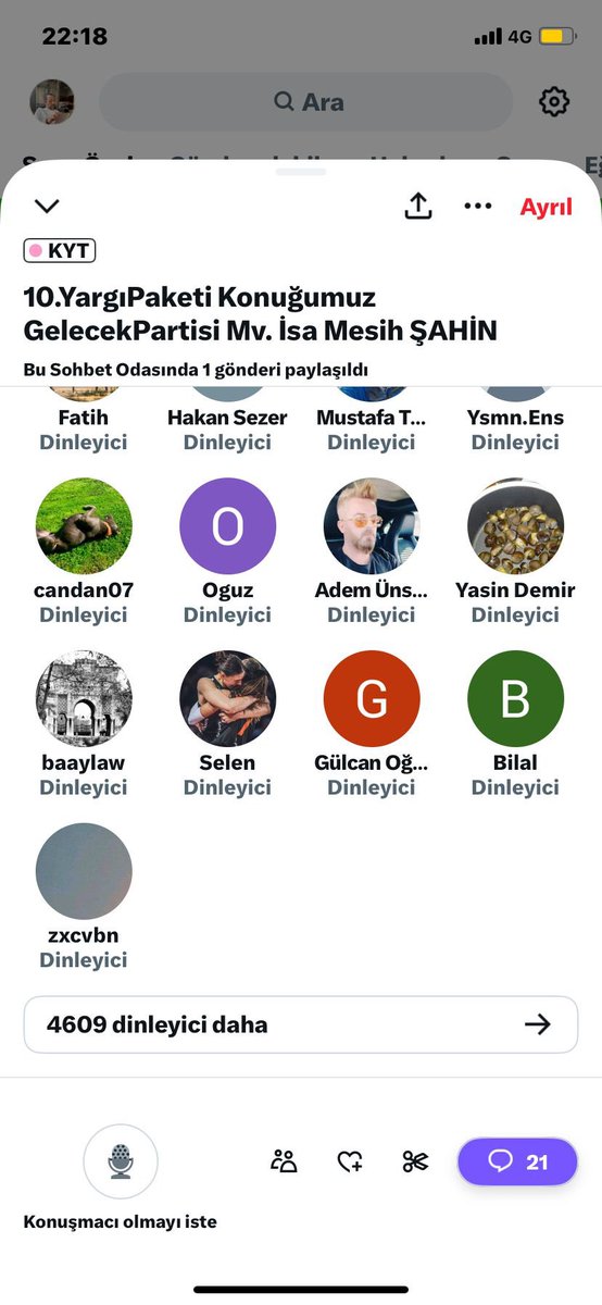 Türkiye’nin en önemli ihtiyacı gerçek bir ADALET REFORMU’dur!

X Sohbet Odası’nda 10. Yargı Paketi ile ilgili konuştuk. 

Yargı Paketi bayram öncesi TBMM’ye gelmeli ve kitlesel mağduriyet yaşanan bu önemli konulara çözüm sunmalıdır!👇

📌Hakkaniyetli bir infaz düzenlemesi 
(31