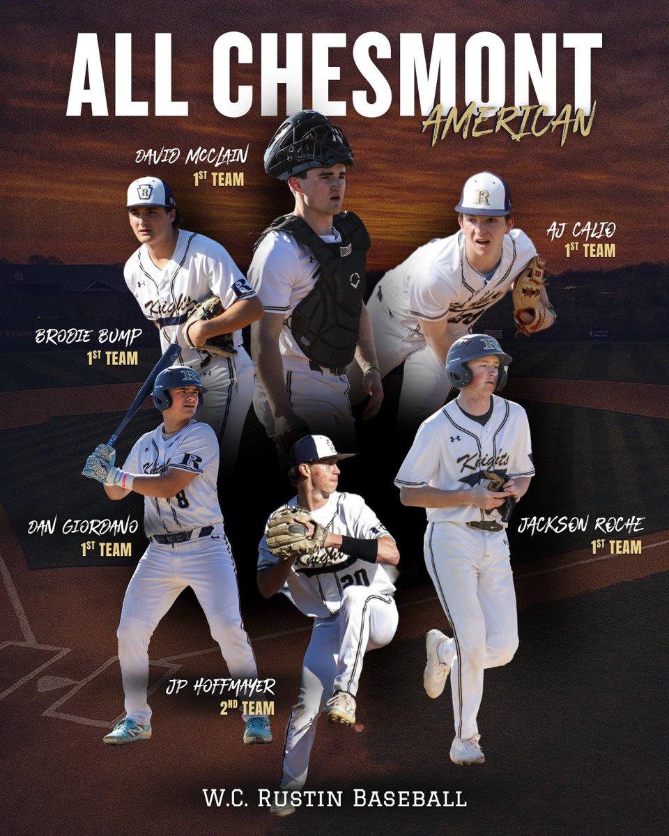 Congrats to our boys who earned their way onto the All Ches-Mont American Team! #pailmentality