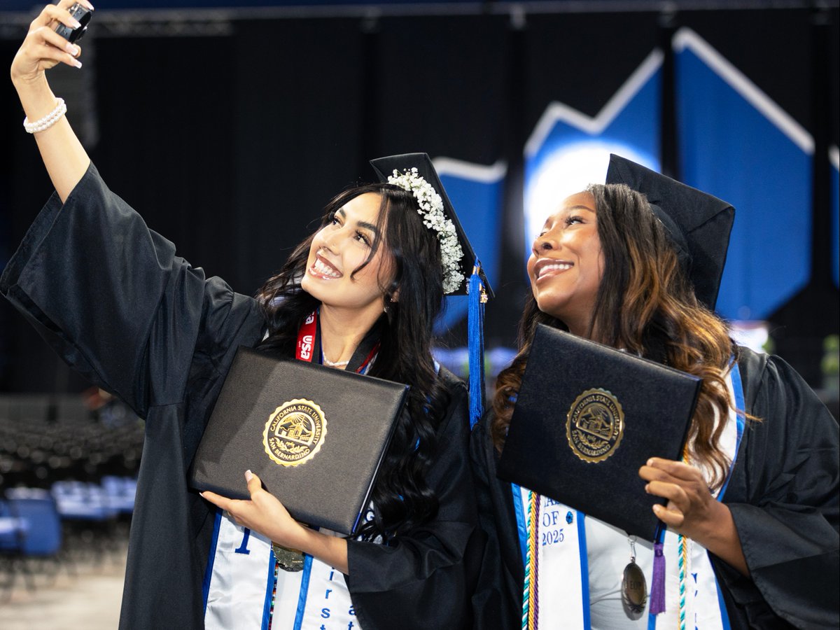 CSUSBNews's tweet photo. You did it CSBS grads! 🎓  From your first class to your final walk across the stage, you've shown what it means to lead with purpose and passion 🐾  @CSUSBSBS

#CSUSBgrad25 #CSUSBCSBS #CSBS #Coyote4Life #CoyotePride https://t.co/jY7xK2giIN
