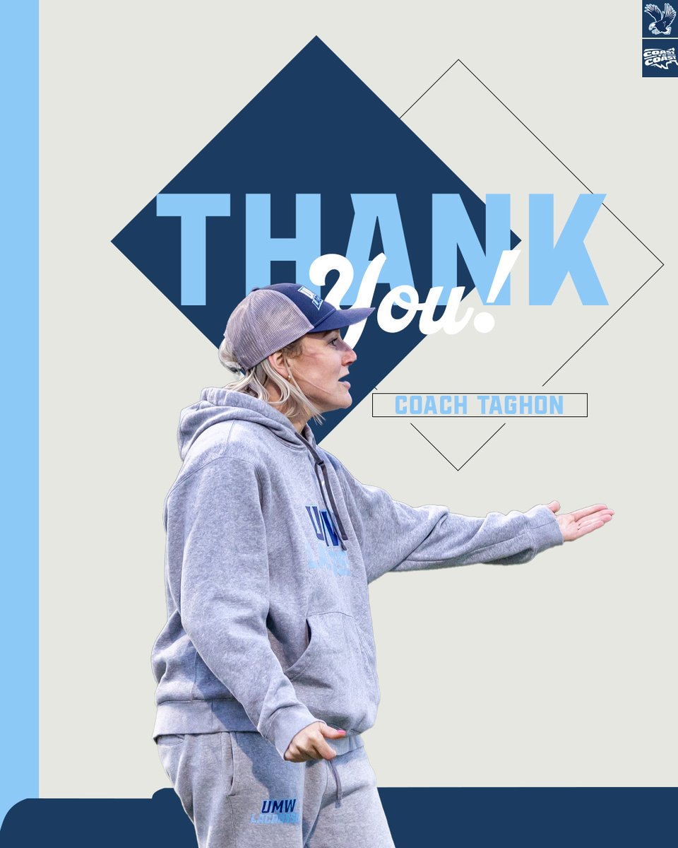UMW Athletics (@umwathletics) on Twitter photo ๐๐ก๐๐ง๐ค ๐ฒ๐จ๐ฎ, ๐๐จ๐๐๐ก!
Earlier today, <a href="/UMWathletics/">UMW Athletics</a> announced the departure of head women's lacrosse coach Maddie Taghon. We thank Maddie for everything she's done for our student-athletes over the last seven years!
๐๏ธ ยป umweagles.com/news/2025/5/23โฆ
#GetDirtyGoWash ๐ฆ
๐๐ก๐๐ง๐ค ๐ฒ๐จ๐ฎ, ๐๐จ๐๐๐ก!
Earlier today, <a href="/UMWathletics/">UMW Athletics</a> announced the departure of head women's lacrosse coach Maddie Taghon. We thank Maddie for everything she's done for our student-athletes over the last seven years!
๐๏ธ ยป umweagles.com/news/2025/5/23โฆ
#GetDirtyGoWash ๐ฆ