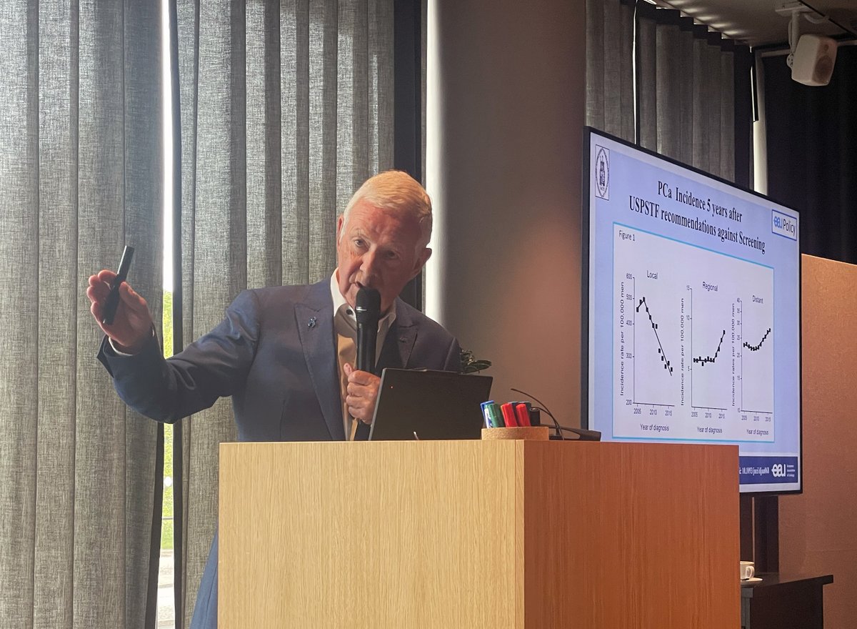 'Do not make healthy men patients'. Professor Hein Van Poppel warned of the importance of organised #prostatecancer screening and the dangers of opportunistic screening today at the Europa Uomo Masterclass. Read the story bit.ly/4jgoT60