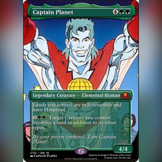 Aaron_WadeVT's tweet image. #MTG #MadeUp #CartoonUniverse #CaptainPlanet
Who remembers.