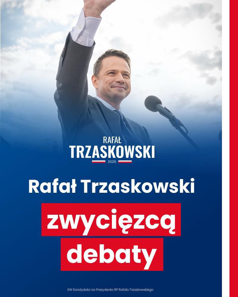 Odwołujcie ekipy sprzątające, <a href="/trzaskowski_/">Rafał Trzaskowski</a> pozamiatał 💪🏻
Brawo, Rafał! 
#WygraCałaPolska #Trzaskowski2025