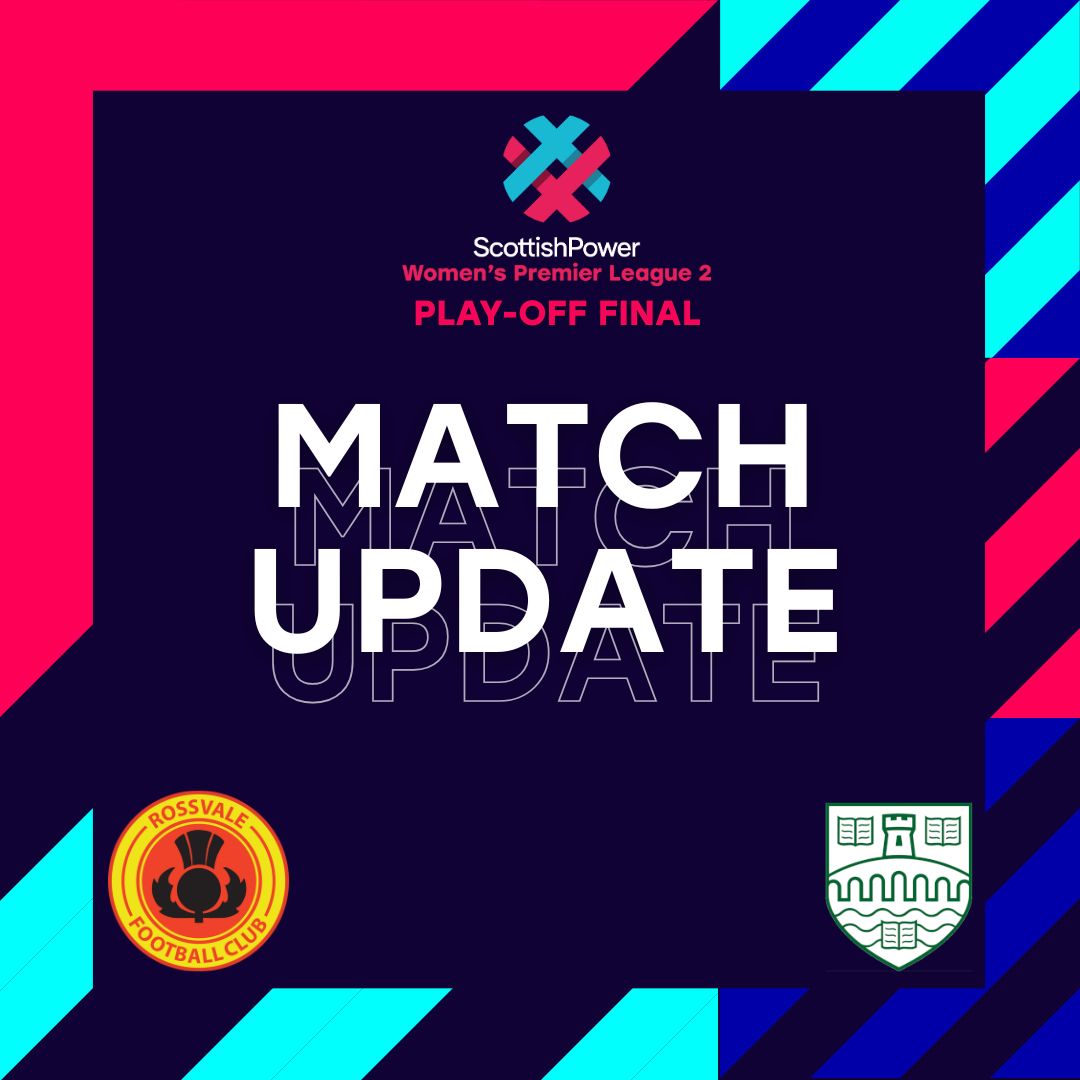 Scottish Women's Premier League (@swpl) on Twitter photo 85' | CHANCES!
βͺοΈA terrific strike from range by Rossvale sub Leni Parrish tipped away by Regan Ott.
βͺοΈA minute later, ball through for Stirling Uni's Olivia Forsyth 1-on-1 but eventually route to goal closed off.
<a href="/RossvaleFCWomen/">Rossvale FC Women & Girls Academy</a> 0-1 <a href="/stiruni_wfc/">Stirling University WFC</a> | #SPSWPL2 #PlayOffFinal 85' | CHANCES!
βͺοΈA terrific strike from range by Rossvale sub Leni Parrish tipped away by Regan Ott.
βͺοΈA minute later, ball through for Stirling Uni's Olivia Forsyth 1-on-1 but eventually route to goal closed off.
<a href="/RossvaleFCWomen/">Rossvale FC Women & Girls Academy</a> 0-1 <a href="/stiruni_wfc/">Stirling University WFC</a> | #SPSWPL2 #PlayOffFinal
