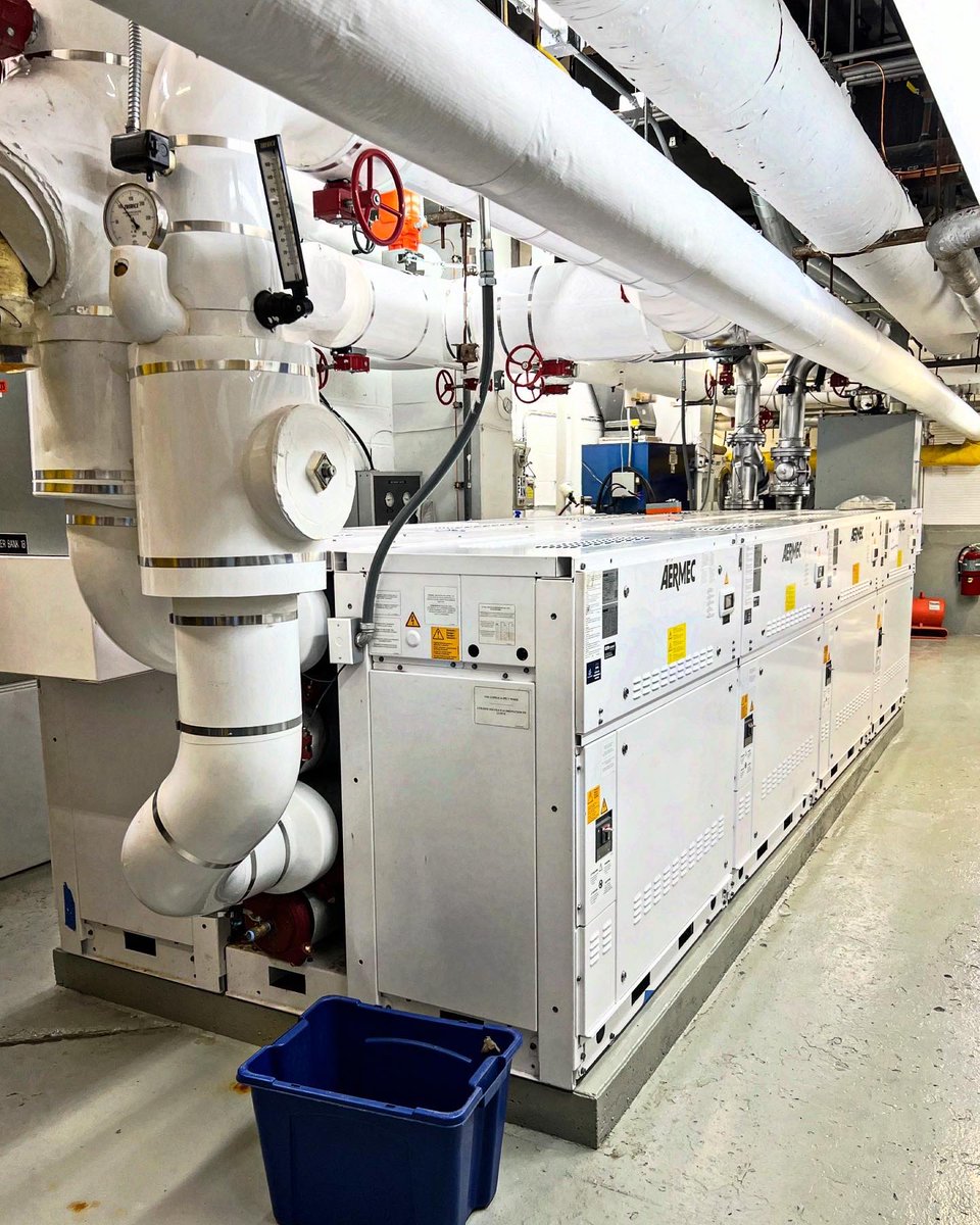 FSIArchitecture's tweet image. FSI designed and engineered the replacement of two chillers in this upper east side residential building. Besides the new chillers, the scope called for the replacement of the chilled water and condenser water pumps, new piping insulation and new ventilation.
#FSIArchitecture