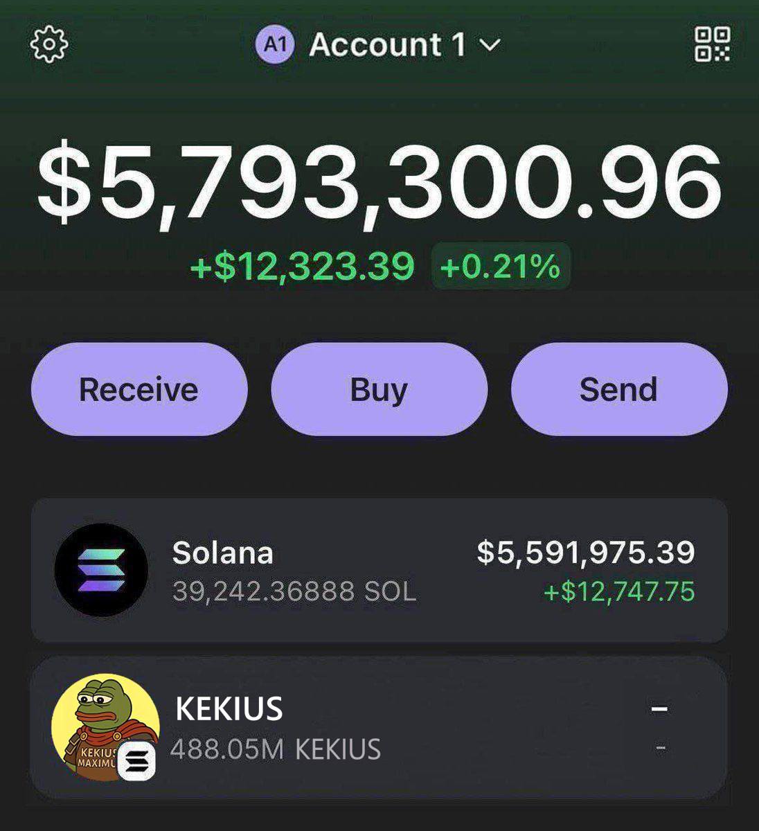 Claim Airdrops 🎁 (@airdrops0637) on Twitter photo I made over $5,000,000 trading memecoins this month.
I will change the life of one of my followers by giving away 400 $SOL (~$45,000)
To enter: Like, RT and comment address
Many keep asking me for my next play: I just put 25 SOL into the <a href="/kekiussolana06/">Kekıus on Solana</a> presale, I believe this I made over $5,000,000 trading memecoins this month.
I will change the life of one of my followers by giving away 400 $SOL (~$45,000)
To enter: Like, RT and comment address
Many keep asking me for my next play: I just put 25 SOL into the <a href="/kekiussolana06/">Kekıus on Solana</a> presale, I believe this