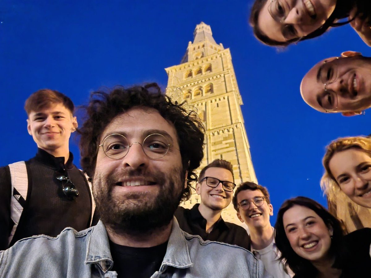 Ruggiero Group (@ruggroup) on Twitter photo The IRES CRYSTAL Dynamics crew living the Italian life! First week down, first results already trickling in…I think we’re in store for a special summer 🇺🇸🇮🇹🍝 #THzDoesItBetter <a href="/UofR/">University of Rochester</a> <a href="/URochesterChem/">University of Rochester Chemistry Department</a> <a href="/LucaCataz/">luca catalano</a> <a href="/UNIMORE_univ/">UNIMORE</a> <a href="/Unibo/">Università di Bologna</a> The IRES CRYSTAL Dynamics crew living the Italian life! First week down, first results already trickling in…I think we’re in store for a special summer 🇺🇸🇮🇹🍝 #THzDoesItBetter <a href="/UofR/">University of Rochester</a> <a href="/URochesterChem/">University of Rochester Chemistry Department</a> <a href="/LucaCataz/">luca catalano</a> <a href="/UNIMORE_univ/">UNIMORE</a> <a href="/Unibo/">Università di Bologna</a>