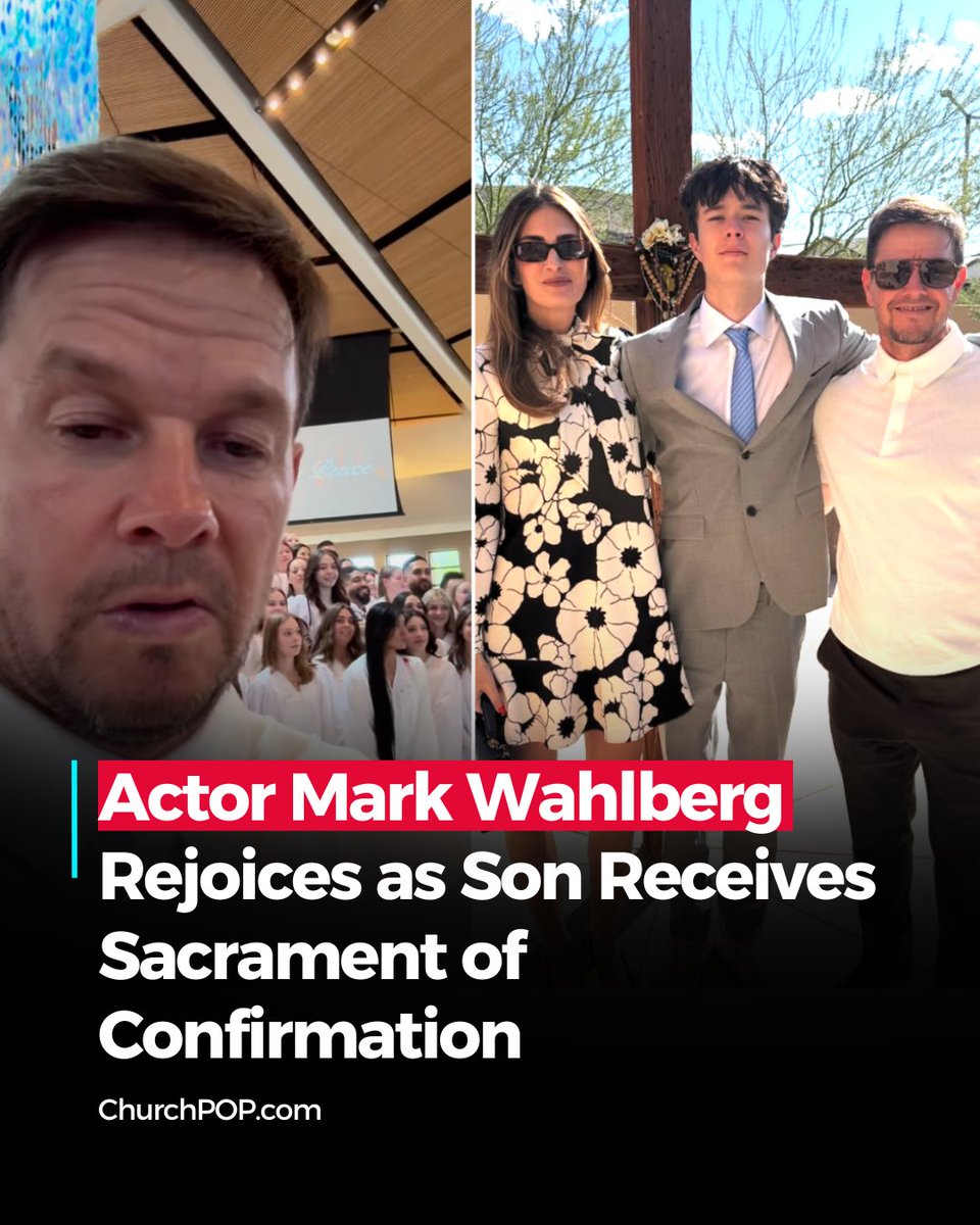 Congratulations to Brendan Wahlberg on receiving the Sacrament of Confirmation! 👏

Catholic Hollywood actor Mark Wahlberg celebrated his son's reception of the Sacrament of Confirmation with his family and announced it to his more than 30 million Instagram followers.

In the