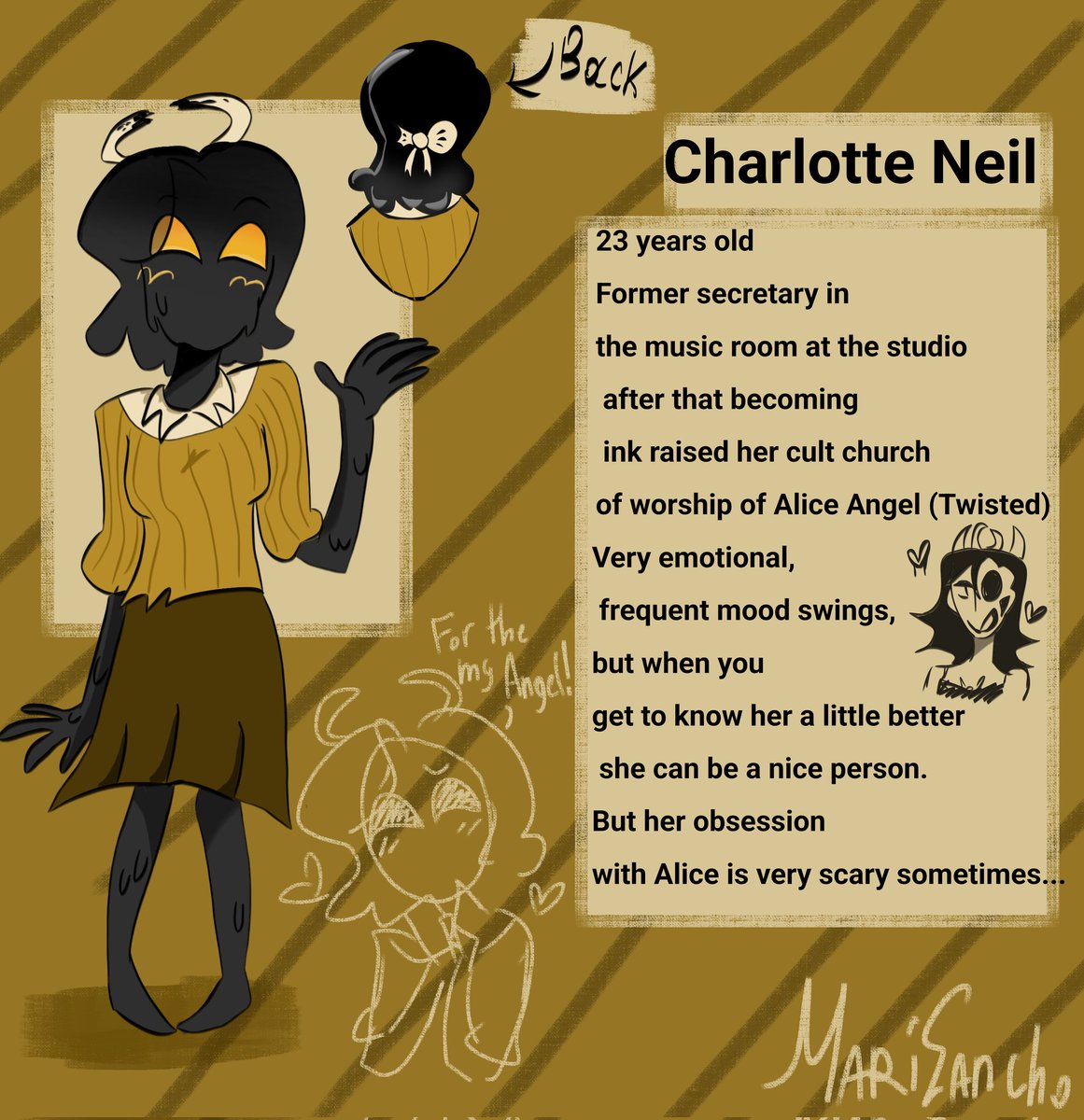 MFx45918514's tweet photo. Well...I've been remembering so much batim/batdr lately that I accidentally gave myself an OC! Hehe
#BENDY #BATDR #batdroc #bendyoc https://t.co/VhsJ3dUSoT
