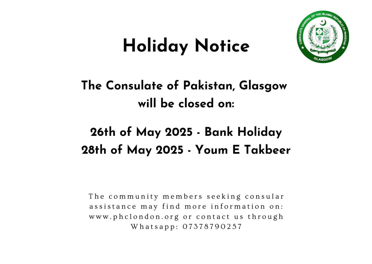 Pakistan Consulate General Glasgow (@pakinglasgow) on Twitter photo 