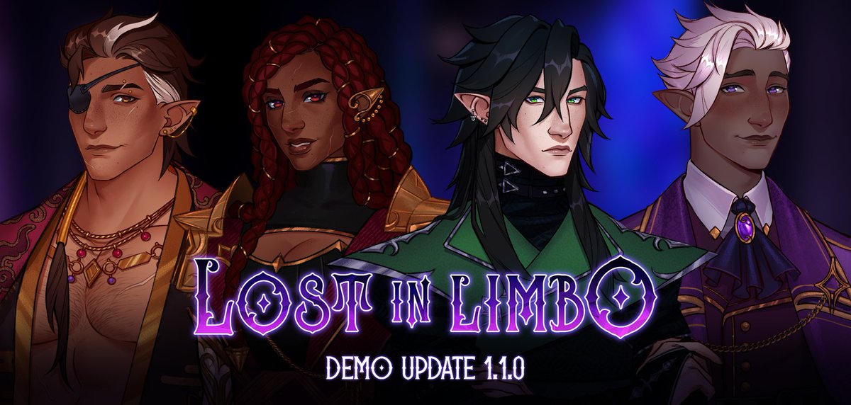 ✦ Version 1.1.0 of Lost in Limbo's Demo is LIVE!

⭐New sprites have been implemented
⭐Take a listen to our Main Theme, made by the incredibly kind and talented composer, Tomás Palazzi...

and more! ✨

Links below!