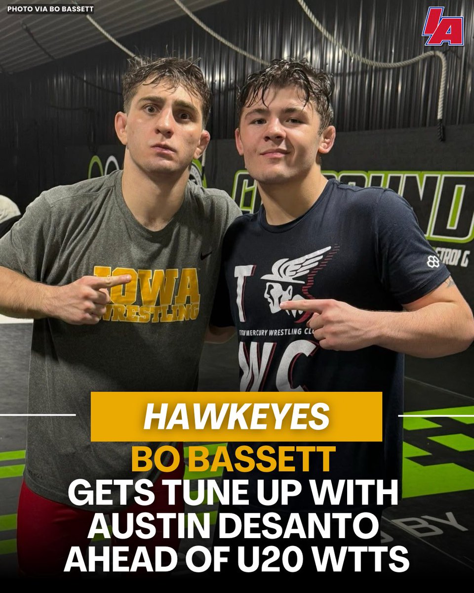 Bo getting a tune up with Austin DeSanto ahead of U20 World Team Trials