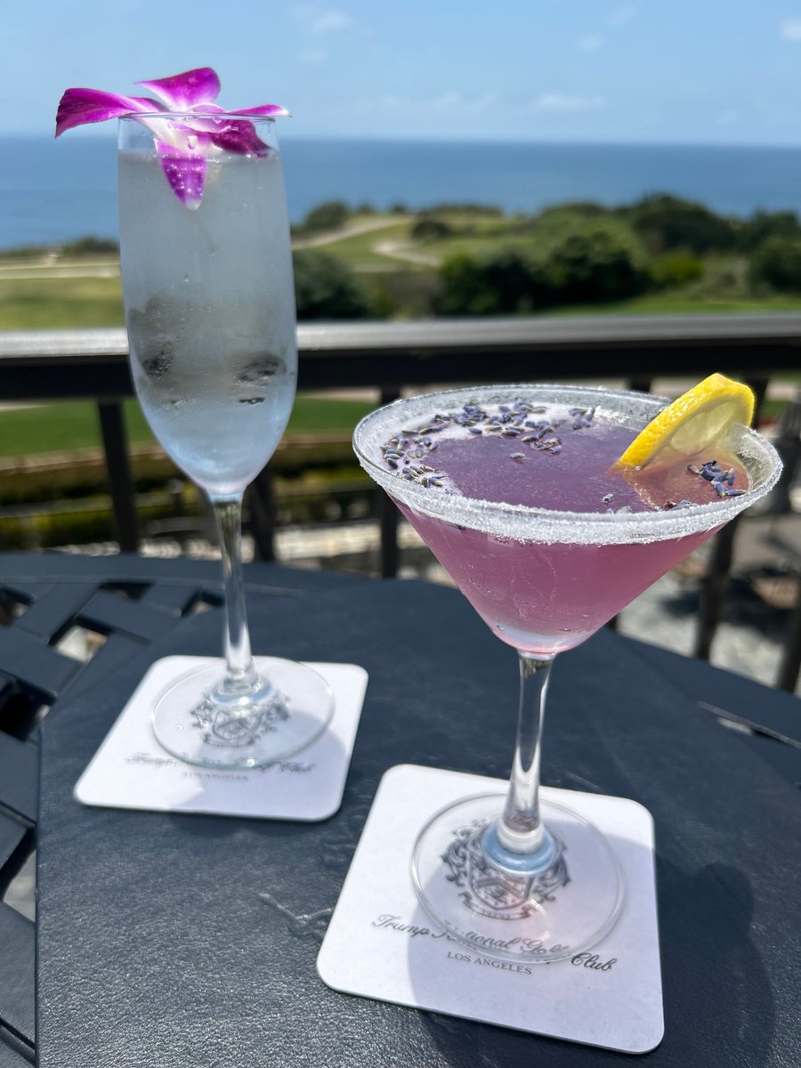 TrumpGolfLA's tweet image. Sip into the weekend with our refreshing Lychee Spritz!  Made with J.F. Haden&apos;s luscious Lychee Liqueur, bubbly Prosecco, and a splash of soda for that perfect fizz! Plus, don&apos;t miss our Lavender Lemon Drop—sweet, zesty bliss in every sip! 

#TrumpLA #TrumpGolf #Weekend