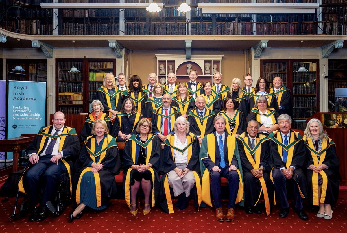 The whole Scoil community is proud of <a href="/ErvineLinda/">Linda Ervine MBE</a> today, as she was admitted as a member of the Royal Irish Academy. Comhghairdeachas mór to all 28 new members and to Linda!