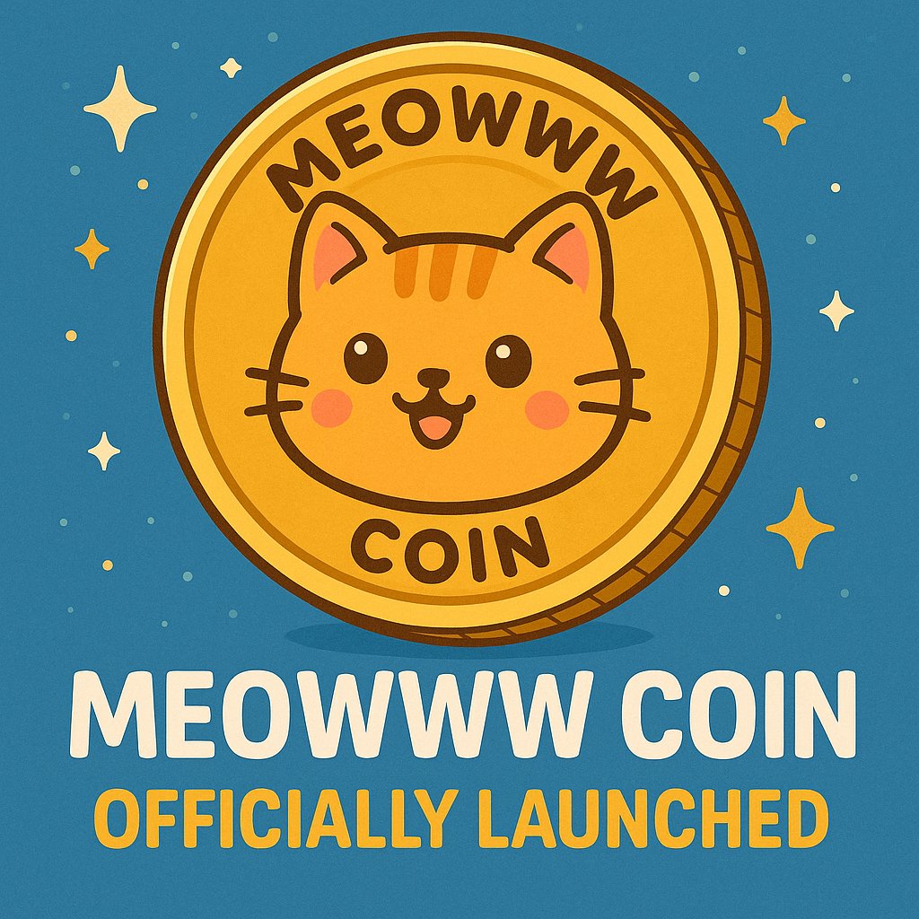 DropMeowwwCoin's tweet photo. 🚀 MEOWWW COIN is officially launched! 🐾
Meet our adorable ginger cat mascot and join the purr-fect revolution in crypto!
#MeowwwCoin #CryptoLaunch #MemeCoin #CatCoin #ToTheMoon 🌕🐱💰
TOKEN: GQ4QmUVu2B3KJjo6SiYuTaawSygm3z9aLsBPYpWMpump https://t.co/rBBiOjQhH0