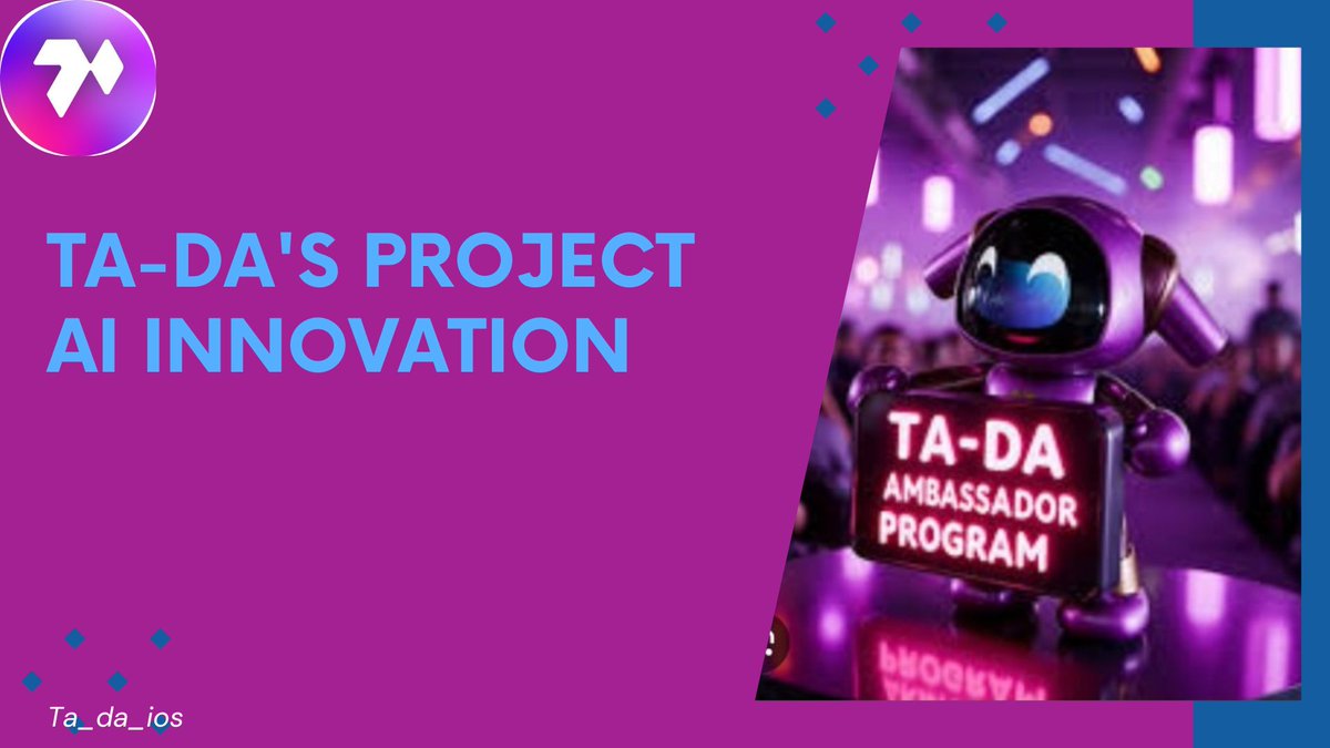 JustusUmoren's tweet photo. Hello guys!
Are you passionate about AI, data, and community? The #TaDaAmbassador program lets you advocate for ethical, human-powered AI innovation. Educate, engage, and grow with us!

#AICommunity  #TaDaProject #Web3Ambassadors https://t.co/NCcpLFXrSw