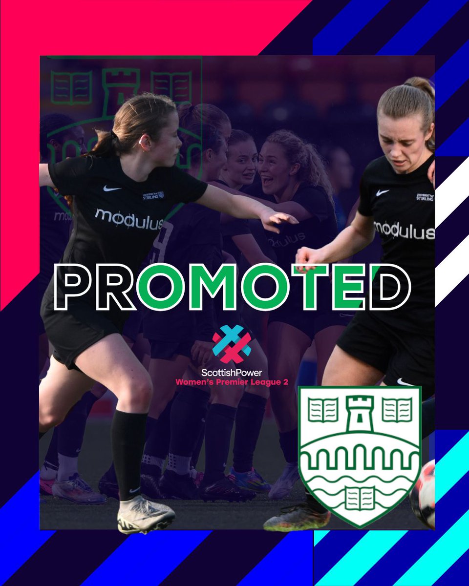 Scottish Women's Premier League (@swpl) on Twitter photo ππππππππ!
<a href="/stiruni_wfc/">Stirling University WFC</a> ARE BACK in <a href="/ScottishPower/">ScottishPower</a> Women's Premier League 2. π
x.com/SWPL/status/19β¦ ππππππππ!
<a href="/stiruni_wfc/">Stirling University WFC</a> ARE BACK in <a href="/ScottishPower/">ScottishPower</a> Women's Premier League 2. π
x.com/SWPL/status/19β¦