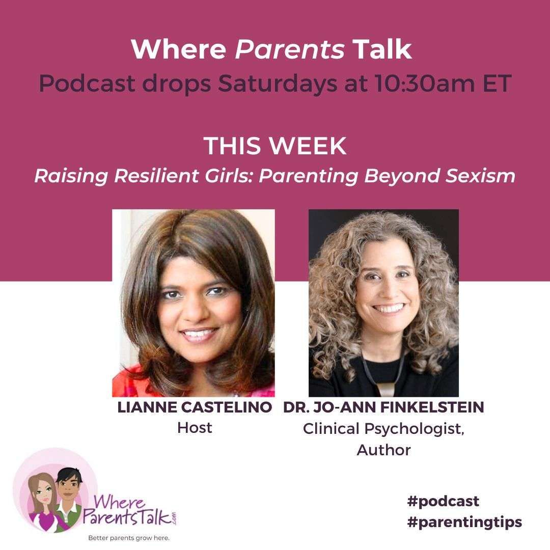 This Saturday:
What does it take to raise confident, resilient girls in a world where sexism still exists? 
<a href="/finkeljo/">Jo-Ann Finkelstein, PhD</a> clinical psychologist, author &amp; mom,  joins @liannecastelino 
🎙️ May 24 at 10:30am ET
buff.ly/aHPYlll 
#Parenting #Resilience #raisinggirls