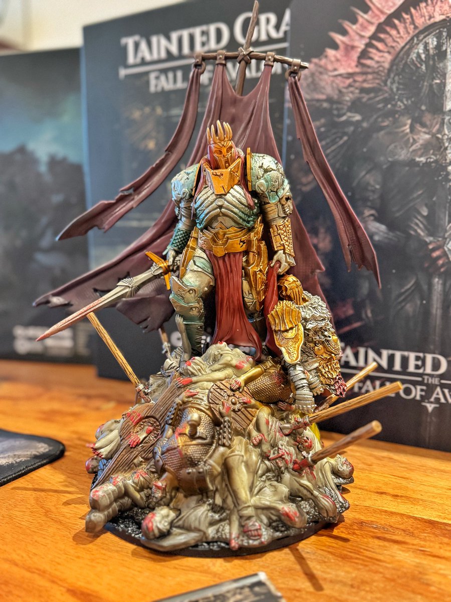 CJtheBROS's tweet photo. Shoutout to the amazing team at @awaken_realms for sending us the Collector’s Edition for their brand new game: Tainted Grail the Fall of Avalon🥳

Been playing the game itself nonstop and can’t lie, it’s a masterpiece. 

Take a look at how cool this is 👀 
@TaintedGrail_AR https://t.co/N9K5nXfo6c