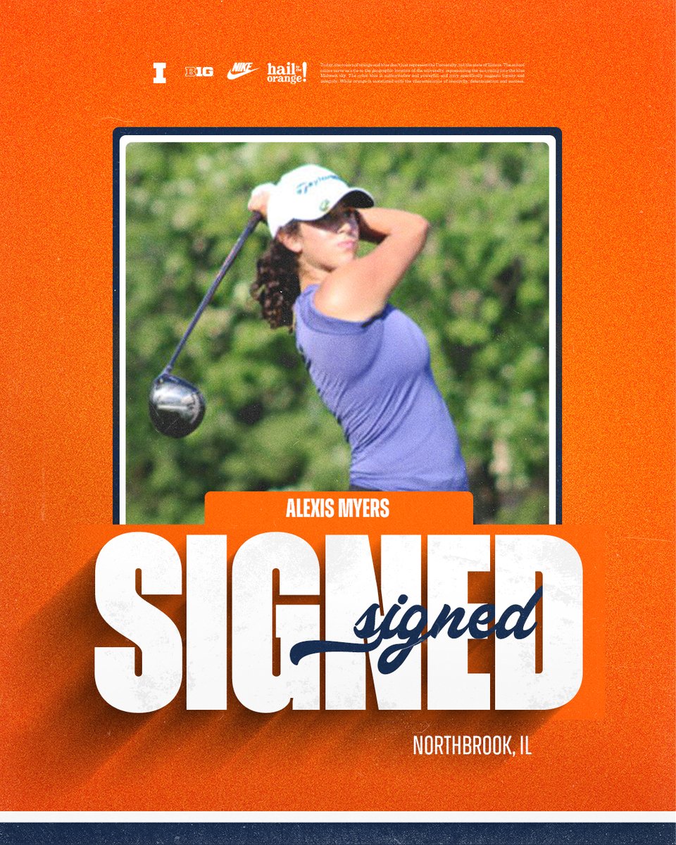 Signed 📝

Alexis Myers

🔸 2024 IWGA Girls Junior Amateur Champion
🔹 Was named four-time all-conference and one-time all-state at Glenbrook North HS
🔸 Helped Glenbrook North to back-to-back IHSA titles in 2023 &amp; 2024