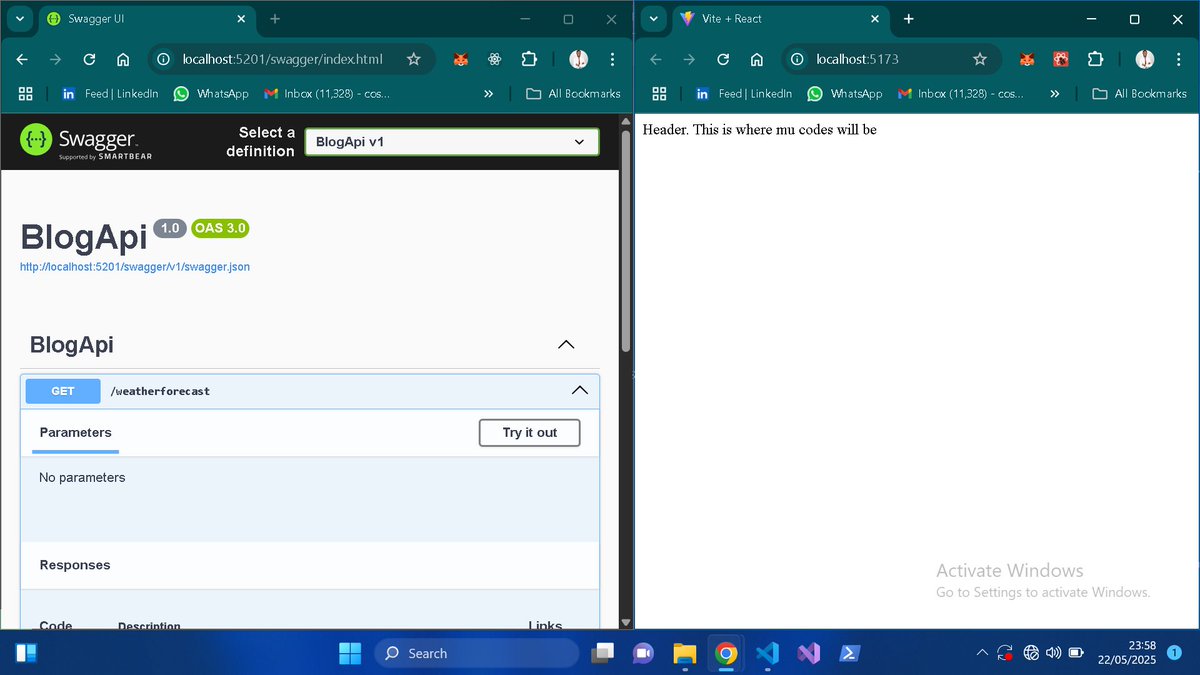Indispens_able's tweet image. Am I the only one that still does Code Review.? 
#Backend with #csharp 
#Fronted with #Reactjs