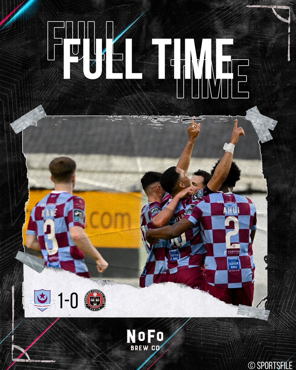FT: Drogheda United 1-0 Bohemians

Three points in Sullivan &amp; Lambe Park 👊