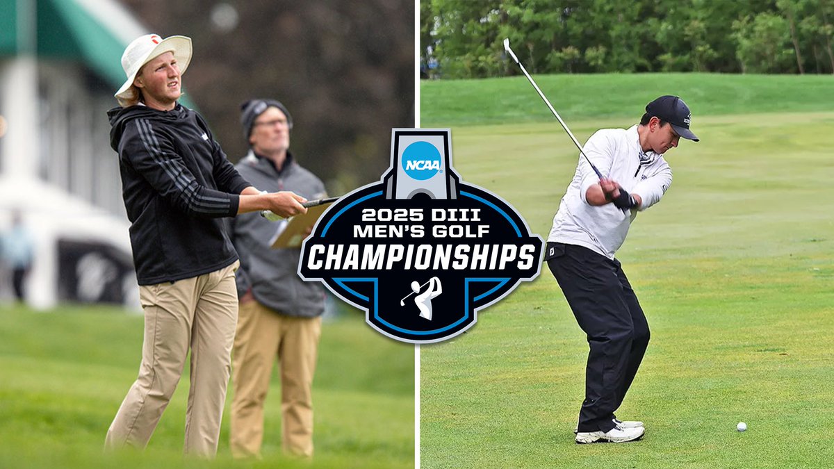 NCAC (@ncac) on Twitter photo Kenyon tied for 13th and Wittenberg finished 16th at the 2025 <a href="/NCAADIII/">NCAA Division III</a> Men’s Golf Championship. The Owls shot 1202 (+50) and the Tigers posted 1209 (+57) over four rounds at Midvale CC.
#NCACPride | #d3golf
📰 | tinyurl.com/3y95memj Kenyon tied for 13th and Wittenberg finished 16th at the 2025 <a href="/NCAADIII/">NCAA Division III</a> Men’s Golf Championship. The Owls shot 1202 (+50) and the Tigers posted 1209 (+57) over four rounds at Midvale CC.
#NCACPride | #d3golf
📰 | tinyurl.com/3y95memj