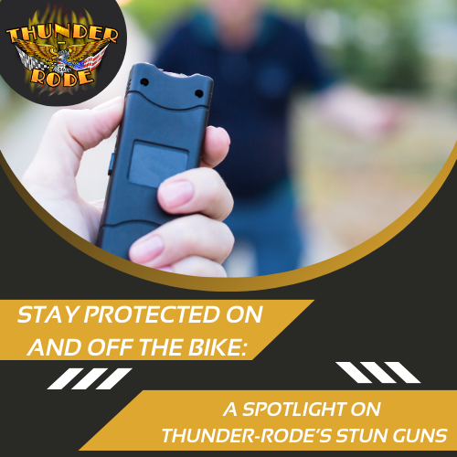 thunderrode's tweet photo. For those who value self-reliance and want added security, Thunder-Rode’s stun gun collection offers compact, powerful, and affordable options designed for motorcyclists and everyday carriers alike. Learn more about our options here:
https://t.co/EgixP1ixUB
#MotorcycleAccessories https://t.co/BzH9BhBhIn
