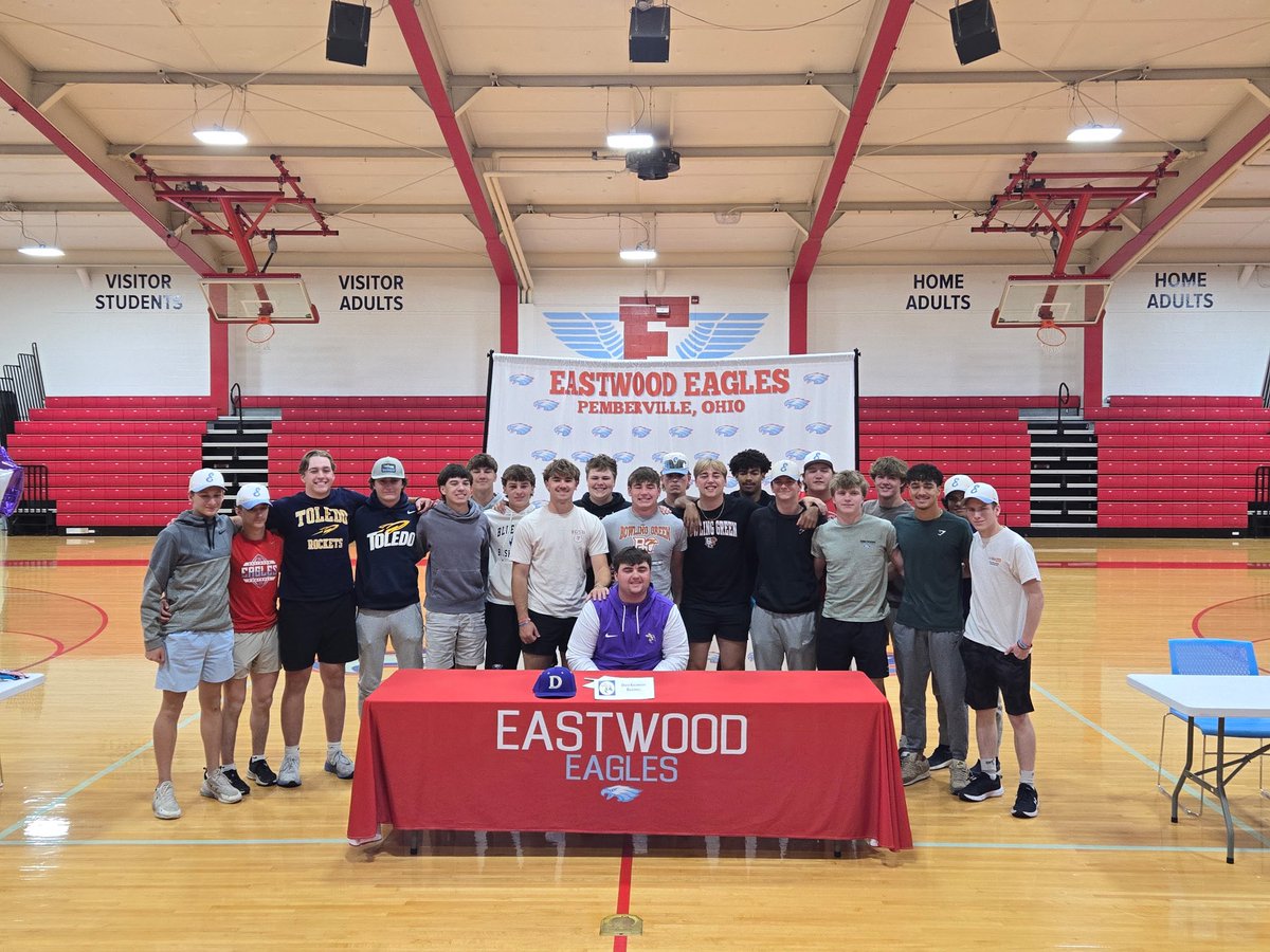 ⚾️Eastwood Baseball⚾️ (@ehshardball) on Twitter photo Congratulations to Drew Kachmarik on signing his NLI with <a href="/DefiCollegeBASE/">Defiance College Baseball</a>
#TeamTogether Congratulations to Drew Kachmarik on signing his NLI with <a href="/DefiCollegeBASE/">Defiance College Baseball</a>
#TeamTogether