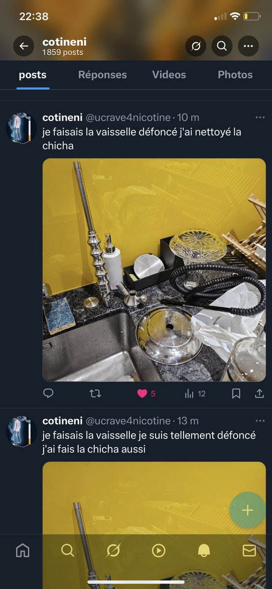 Il est vraiment défoncé