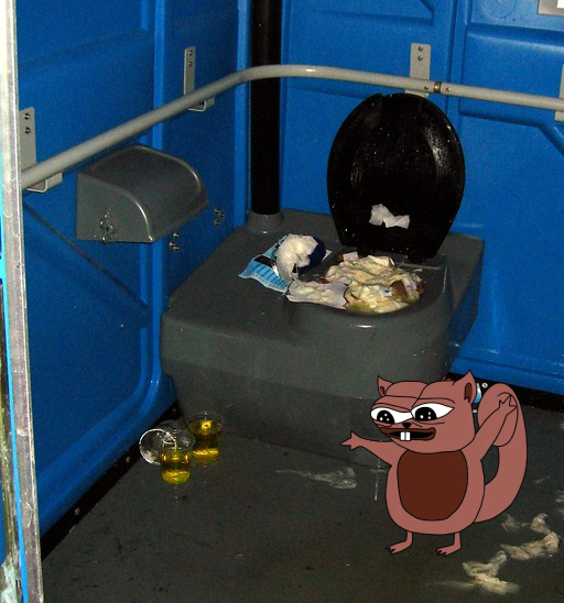 'you gotta shake the lever to flush' -  $KAKA