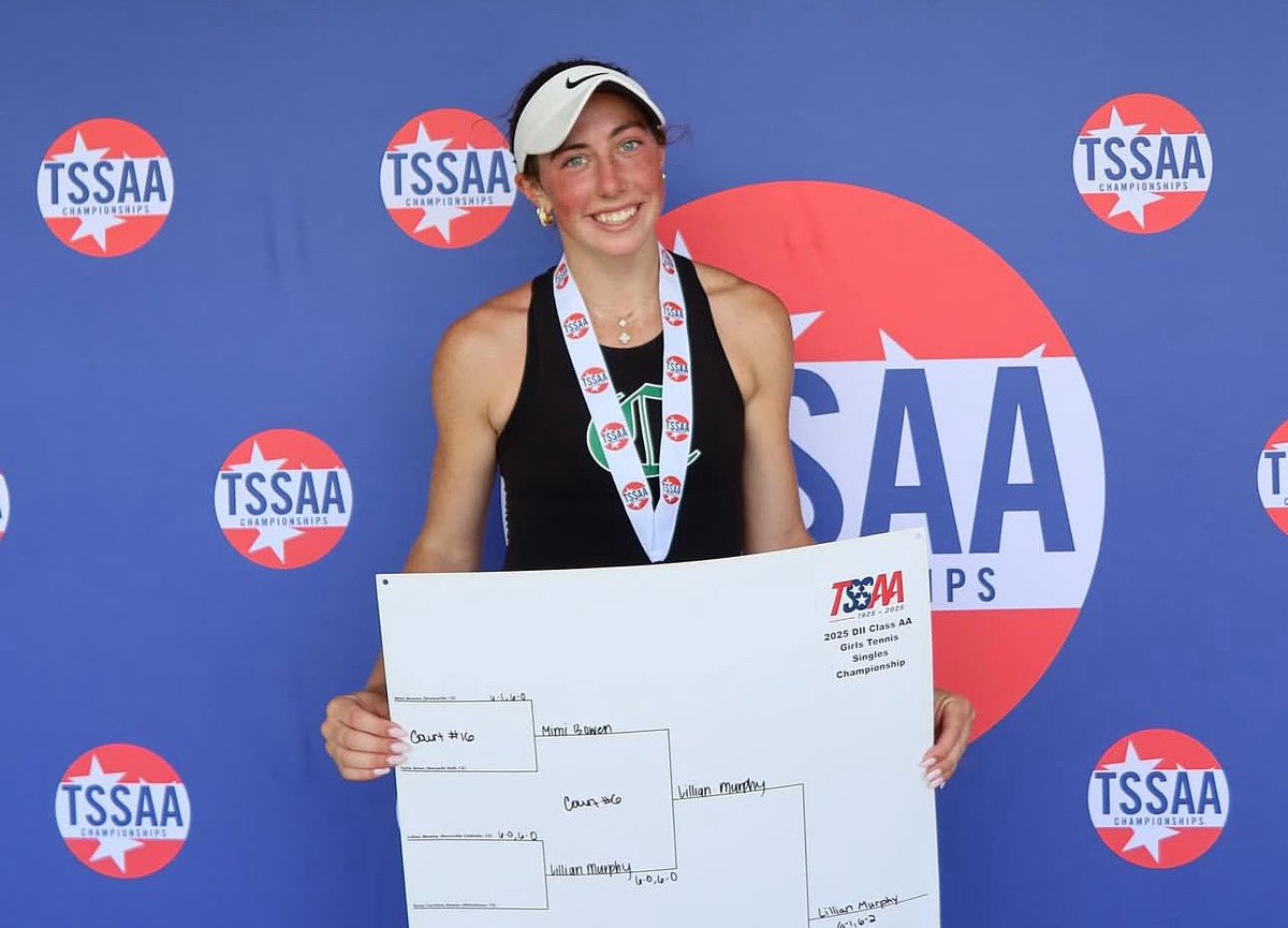 5Star Preps (@5starpreps) on Twitter photo 2025 STATE TENNIS TRACKER
Powered by <a href="/KOCortho/">Knoxville Orthopaedic Clinic</a>
➡️ Catholic standout Lillie Murphy caps a storied prep career in style.
➡️ West girls win doubles title
➡️ TKA boys win doubles title
➡️ HVA star Morgan Huffman claims runner-up
FREE READ ▶️ 5starpreps.com/articles/2025-… 2025 STATE TENNIS TRACKER
Powered by <a href="/KOCortho/">Knoxville Orthopaedic Clinic</a>
➡️ Catholic standout Lillie Murphy caps a storied prep career in style.
➡️ West girls win doubles title
➡️ TKA boys win doubles title
➡️ HVA star Morgan Huffman claims runner-up
FREE READ ▶️ 5starpreps.com/articles/2025-…