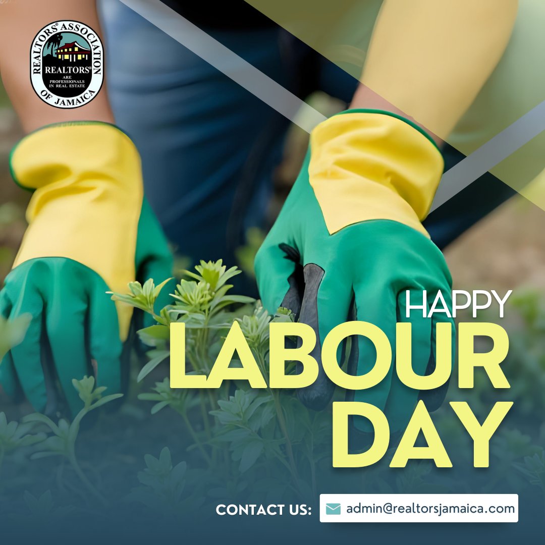 Happy Labour Day!

We encourage you to stay safe, whether participating in a project or enjoying a well-deserved break. 

To our valued members, thank you for all you do to advance our profession and serve our nation!

#happylabourday #RAJ #jamaicanrealestate #jamaica