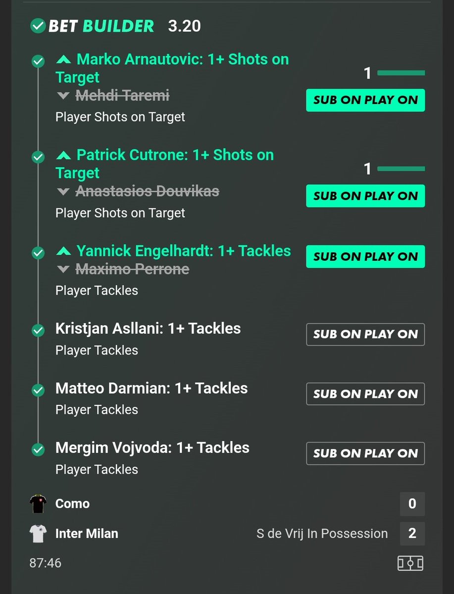 rit3489's tweet image. Boom our betbuilder hits 
To celebrate the win I'll give
£300 to one person who ❤️ 
£300 to one person who retweets
To qualify follow @rit3489 
#ComoInter 
#SerieA